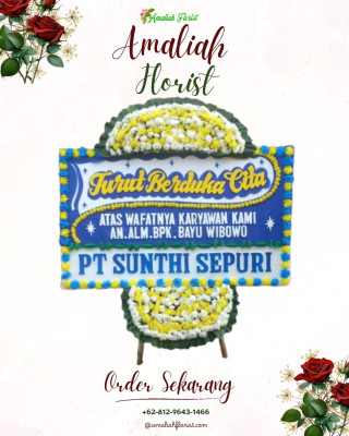 Papan Bunga Duka di Mimika Timur