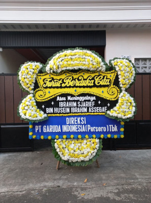 Papan Bunga Duka di Mimika Timur